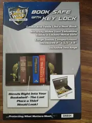 Street Wise Book Safe with Key Lock