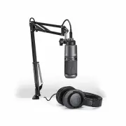 NEW Audio-Technica AT2020USB+PK Vocal Microphone Pack for Streaming/Podcasting