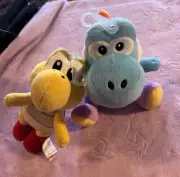 Nintendo Super Mario Yoshi & Koopa plushes
