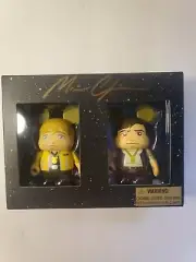 Disney Vinylmation Star Wars Weekends 2015 Luke skywalker & Hans Solo Signed
