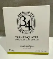 Diptyque 34 boulevard saint germain Scented candle 220g (7.3 Oz) NEW