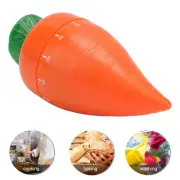 Cooking Timer Cute Carrot Shape Mechanical Timer For Kitchen Reading Studying AU