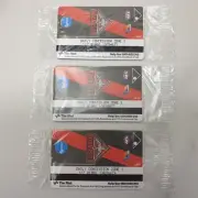 AFL VFL Essendon The Met Metcard 3 Strips Of 4 Tickets In Row Sealed Ephemera