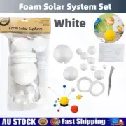 Foam Solar System Set White for School Science Projects Kid DIY Modelling Craft