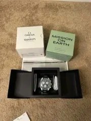 NEW OMEGA Moon Swatch Mission To Earth US Seller Seamaster