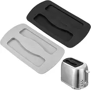 Zerodeko Contemporary Style Toaster Covers Silicone Dust Cover Set for Toaster Oven Breakfast Maker Easy Clean