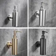 Space Efficient Wall Mount Soap Dispenser Suitable for Various Liquids
