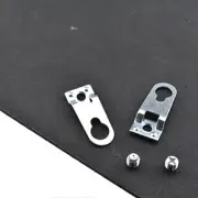 Metal Aluminum Alloy Hook Picture Frame Bracket Flat Corner PanelHook-10pcs