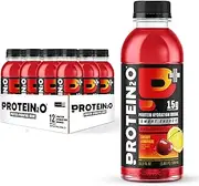 Protein2o 15g Whey Protein Infused Water Plus Energy, Cherry Lemonade, 16.9 oz Bottle (Pack of 12)