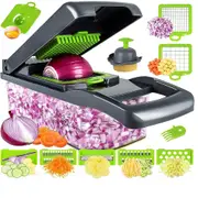13 in 1 Vegetable Fruit Chopper Cutter Food Onion Veggie Dicer Slicer Kitchen