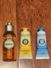 L'Occitane Almond oil shampoo with Hydration & Shine hair masks set.New