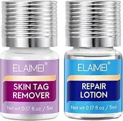 Skin Tags Remover Liquid - 2 in 1 Natural Mole and Skin Tags Remover and Repair Lotion - Safe and Effective Mole & Wart Remover, Easy Use at Home, Mole Corrector Suitable for All Skin Types Pisole