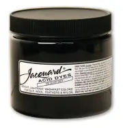 Brilliant Silver Grey Acid Dye - 8 Oz Net Wt. Concentrated Formula for Wool, Sil