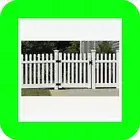 990h GATE Portable Fencing Events PVC Picket Fence White DEAL