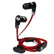 2 Pair JM02 In-ear Earphone Super Bass Hifi Earbuds Wired Headset with mic for Phone Mp3 red
