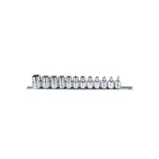SP Tools 12Pcs 3/8" Drive Socket Rail Set - E-Torx Chrome Vanadium Steel