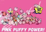 Kirby 30th Anniversary Pink Puffy Power 1000 Piece Jigsaw Puzzle Ensky