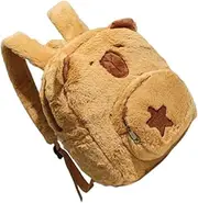 HOLIDYOYO Cycling Backpack Backpacks Mini Backpack Stuffed Animal Backpack Capybara Backpack for Backpack Hiking Capybara School Supplies Capybara Mini Bag Capybara Bag Chocolate Plush