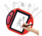 Lexibook CR310MI Miraculous Ladybug Cat Noir, Drawing Projector, 4 stamps, 10 te