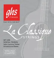 GHS 2390 La Classique™ Smoothwound Classical Guitar Strings; normal tension