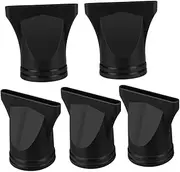 Vaguelly Hair Dryer Parts 5 Pcs Plastic Nozzles for Diffuser Head Hair Dryer Attachment Nozzles for Styling