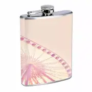 Ferris Wheel Em1 Flask 8oz Stainless Steel Hip Drinking Whiskey