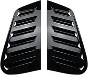Compatible for VW Golf 4 MK4 1997-2006 Car Rear Window Shutter Cover Trim Glossy Black Window Louver Side Vent Trim Auto Accessories(Glossy Black)