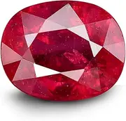 [JAGDAMBA GEMS] 5.00 Ratti Natural AA++ Quality Burma Ruby Manik Stone Original Earth Mind Certified Natural Loose Gemstone{Lab - Teseted}, Natural Ruby Loose Gemstone, Ruby, Natural Ruby Loose