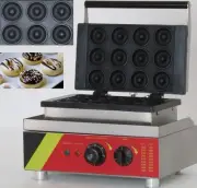 Donut Machine Maker Waffle Electric 12 Pieces Commercial Coffee Shop IceCream