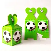 6Pcs Candy Box Soccer Tableware Party Supplies Football Birthday Decoration