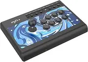 PXN -008 Fight Stick Joystick Arcade Fight Stick with Turbo Macro Functions Plug and Play Arcade Fighting for PC, PS3, PS4, Xbox One Xbox Series X/S Android TV Box, N-Switch (PXN-008 Blue)