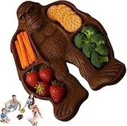 Wood Charcuterie Boards | Fun Cheese Board Charcuterie Tray,Wooden Cheese Platter Serveware, Fruit Plate Kitchen Accessories for Meat Appetizer Fruit Bread