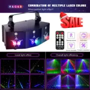 9-EYE LED Laser Effect Lights DMX Remote Strobe Laser Projector DJ Party Disco