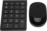 RIZGHWOY 2.4G Wireless Keyboard Mouse Set, Stable Signal for Home and Office Use, Black Color