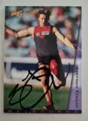 STEPHEN TINGAY MELBOUNE AFL SIGNED SELECT CARD FOOTBALL DEMONS