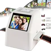 Film Slide Scanner,22mp High Resolution Slide Negative Scanner,Digital Film & Photo Scanner Multi-Function Combo Scanner,Convert 135/126/110/Films to Digital JPG Files