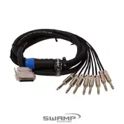 SWAMP 8-way DB-25 to TRS Stereo Snake Cable - TASCAM wiring - 1m