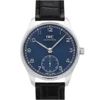 在飛比找Yahoo奇摩購物中心優惠-IWC 萬國錶 Portuguese 葡萄牙自動皮帶表(IW