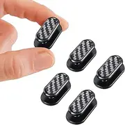WSIWZAI Car Mini Hooks, Multifunctional Auto Backseat Hangers, Self-Adhesive Wall Hanging Hooks, Vehicle Hook Stickers for Keys, Mask, Earphone, Cable (4 Pack)