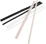 [Generic] Adjustable Bra Belt 3 Row Bra Hooks Bra Extender Sewing Kit for Women Stainless Steel Rings Bra Extension for Lingerie
