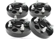 (4) 1 Inch Wheel Spacers 4X100Mm to 4X100Mm 12X1.5 Studs CB 54.1mm Toyota Mazda (for: Toyota)