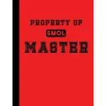 PROPERTY OF MASTER: DDLG ABDL BDSM ADULT DIARY NOTEBOOK 100 LINED PAGES