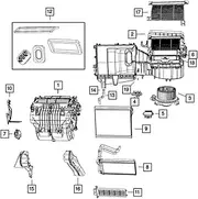 Genuine Mopar Heater Core 5191347AC