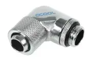 Alphacool 17074 13/10 Compression Fitting 90° Revolvable G1/4 - Chrome