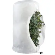 Frost Protection Bags For Plants, Reusable Plant Protection Cover With Drawstring, Garden Fleece Bags Winter White M-80x100cm