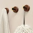 Self-adhesive Wall Hook Walnut Coat Storage Rack New Hook Kitchen
