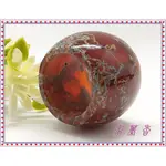 【家蓁香】 收藏級精品 純天然阜新『紅油水草瑪瑙』紅綠色飄花 扳指(ASF-07-05)