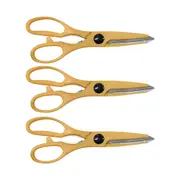 3x Gardenmaster Stainless Steel Rust Resistant Garden Pruning Scissors Yellow