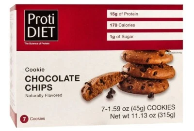Proti Diet Chocolate Chip Protein Cookie - For Weight Loss and Hunger Control