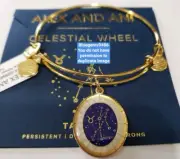 Alex and Ani Celestial Wheel Taurus Shiny Yellow Gold - Discontinued/Rare